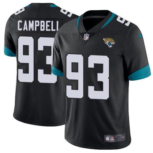 Jacksonville Jaguars #93 Calais Campbell Black Team Color Youth Stitched NFL Vapor Untouchable Limited Jersey->women nfl jersey->Women Jersey